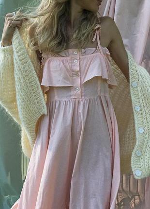 Кардиган оверсайз в молочному кольорі