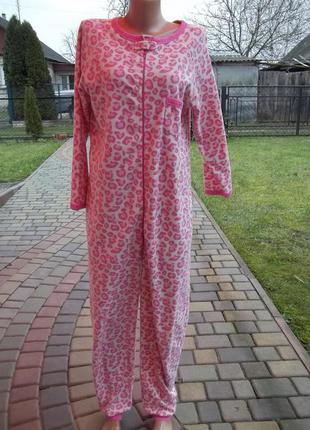 ( 44 р) secret  женская пижама кигуруми комбинезон флисовый б/у5 фото