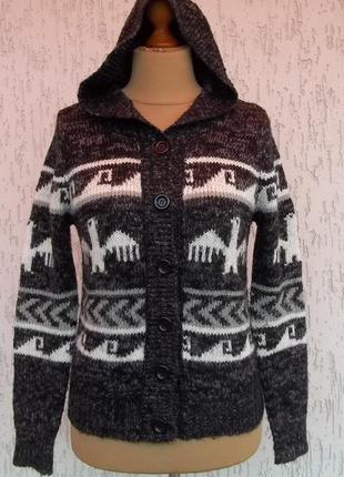 ( 46 р ) nev look женская  кофта свитер джемпер пуловер с капюшоном  оригинал8 фото