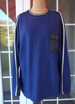 (52/54р) новая флисовый свитер кофта джемпер большой размер
