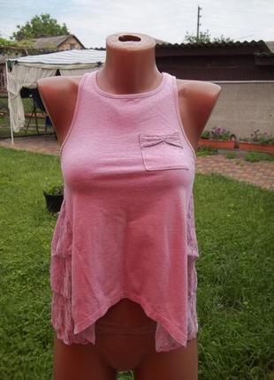 ( 8 лет на рост 128 см ) майка топ футболка туника для девочки оригинал2 фото