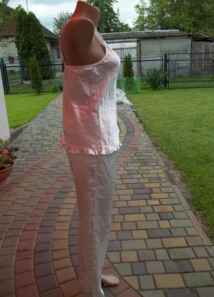 ( 44 р на рост 158/164 см ) женская атласная пижама лето  б/у4 фото