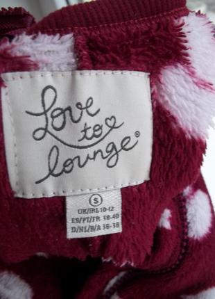 ( 44 / 46 р) love to lounge женская пижама кигуруми комбинезон флисовый б/у6 фото