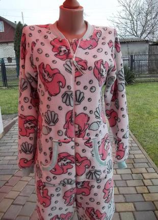 ( s - 44 р ) женская пижама кигуруми комбинезон флисовый б/у2 фото