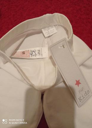 Рейтузи лосини білі бавовняні штани2 фото