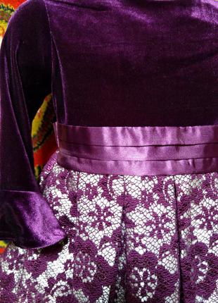 Новое нарядное платье jona michelle выпускное праздничное бархат гипюр атлас2 фото
