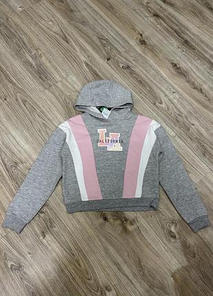 Худи на байке утеплённая, кофта с капюшоном primark