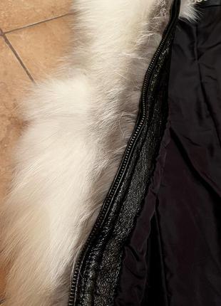 Меховая жилетка, арктическая лиса.элитная жилетка luxe качество.5 фото