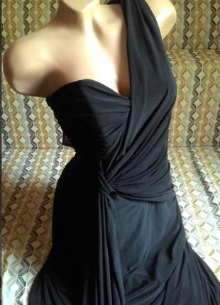 Новое вечернее платье на одно плечо, размер хс-с.2 фото