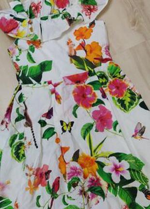Нарядное в цветочный принт платье lola maverick 10-11лет7 фото