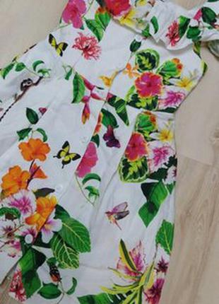 Нарядное в цветочный принт платье lola maverick 10-11лет8 фото