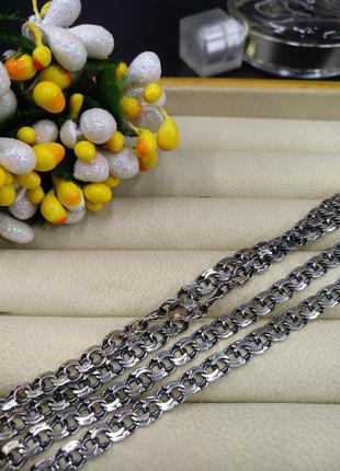 Серебряная мужская цепочка 60см 925 плетение бисмарк3 фото