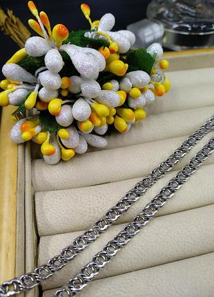 Срібний чоловічий ланцюжок 60см2 фото