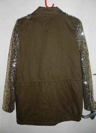 Куртка с золотыми рукавами vera&lucy2 фото