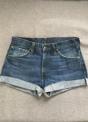 Шикарні шорти з щільного джинса levi's1 фото