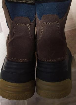 Зимові гумові чоботи з з'ємним валянком2 фото