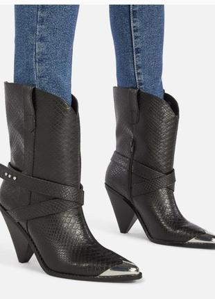 Jbrando сапоги ботинки western boots black snake
