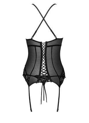 L xl roxelani livia corsetti черный корсет4 фото