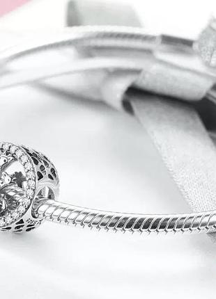 Серебряный шарм на браслет