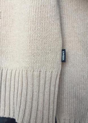 Шерстяной свитер versace (оригинал)🇮🇹8 фото