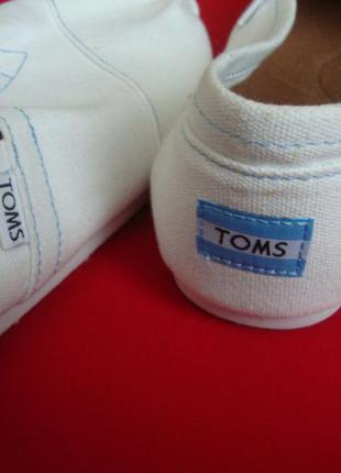 Эспадрильи toms white оригинал 44 разм2 фото