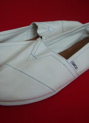 Эспадрильи toms white оригинал 44 разм