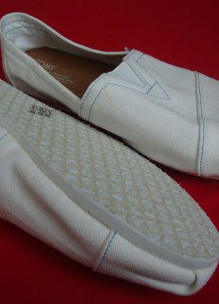 Эспадрильи toms white оригинал 44 разм3 фото