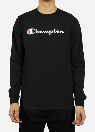 Лонгслив champion  script logo,оригинал1 фото