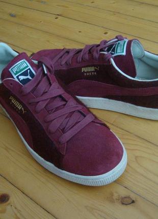 Кроссовки puma suede натур замша оригинал 44-45 разм