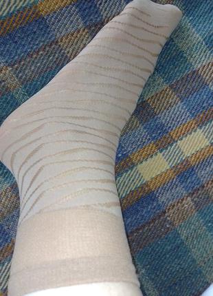 Шкарпетки ажурні капронові 40 den7 фото