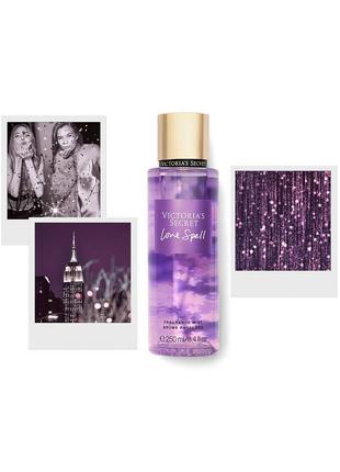 Парфумированный спрей love spell 💕victorias secret вікторія сікрет вікторія сікрет оригінал2 фото