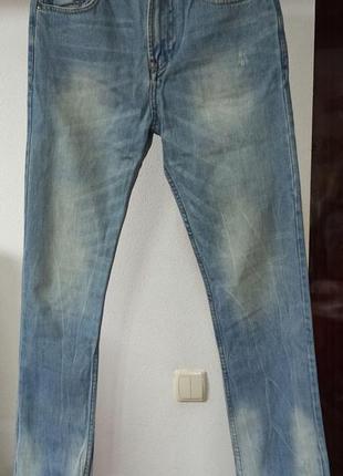 Голубые джинсы для подростка pull&bear оригинал р.29 eur36