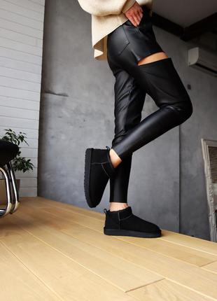 Угги ultra mini black уги уггі