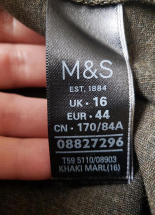 Стречевая миди юбочка карандаш на комфортной талии m&s 16-18 uk5 фото