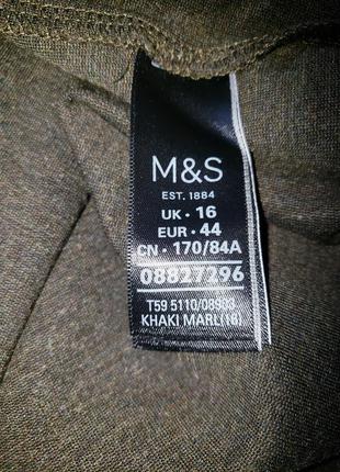 Стречевая миди юбочка карандаш на комфортной талии m&s 16-18 uk8 фото