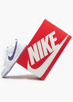 Женские кроссовки nike dunk low purple pusle5 фото