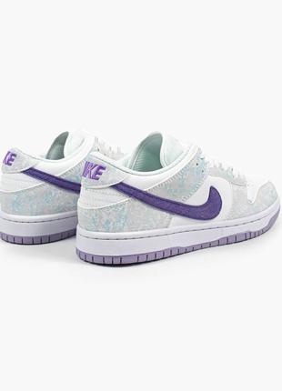 Женские кроссовки nike dunk low purple pusle7 фото