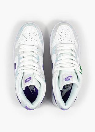 Женские кроссовки nike dunk low purple pusle8 фото