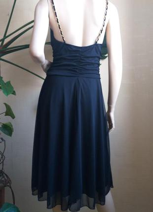 ✅1+1=3 черное платье new look на бретелях цепочках4 фото