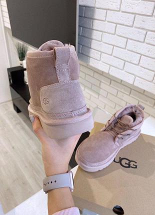 Женские розовые угги ugg3 фото