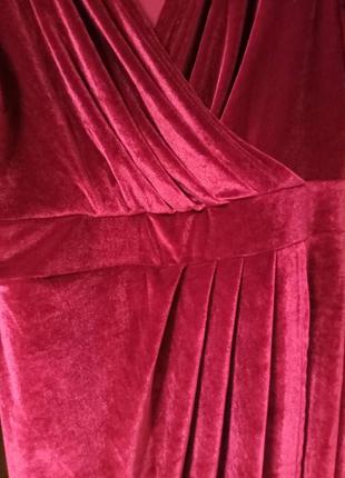 Шикарне оксамитове плаття по ціні двох походів в кінотеатр, розмір 46-485 фото