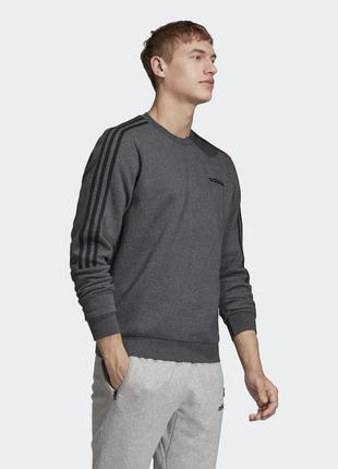 М'який легкий adidas джемпер 3-stripes crew