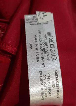 Новый  шикарный  красныйпеньюар  рубашка р.14 от the collection bhs9 фото