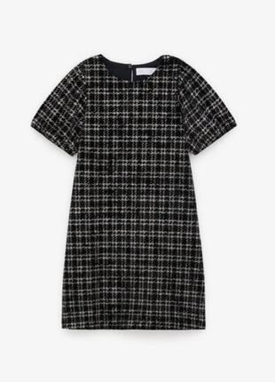 Оксамитова сукня zara з блискучими акцентами, платье с блестками