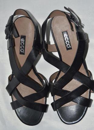 Босоножки кожа ecco размер 39, босоніжки шкіряні