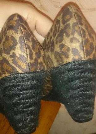 Стильні леопардові туфлі р41 george3 фото