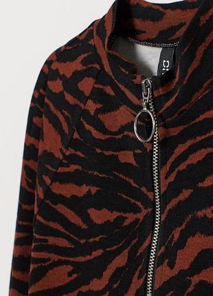 Тренд плаття в принт h&amp;m divided платье гольф зебра 5