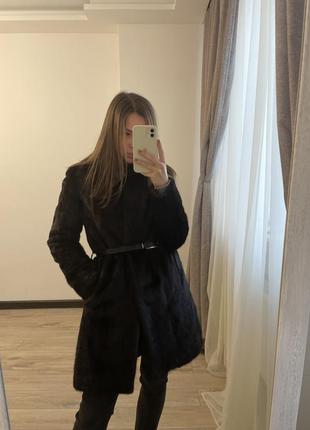 Натуральная шуба з норки flaumfeder