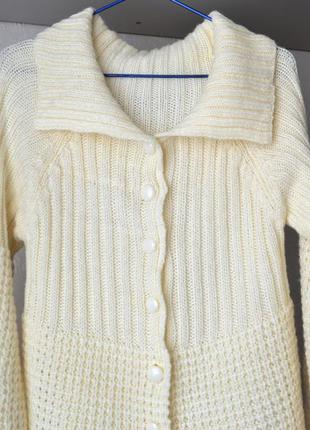Стильный шерстяной итальянский кардиган свитер  шерсть высшего качества5 фото