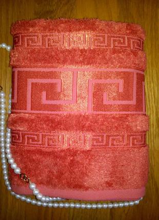 Набір бамбукових рушників meander cestepe & zeron 50х90 і 70х140 см